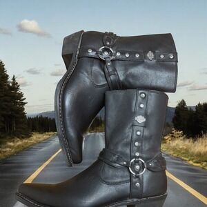 Harley-Davidson Black Combat & Moto Boots